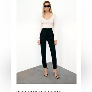 Zara High Waisted Trouser